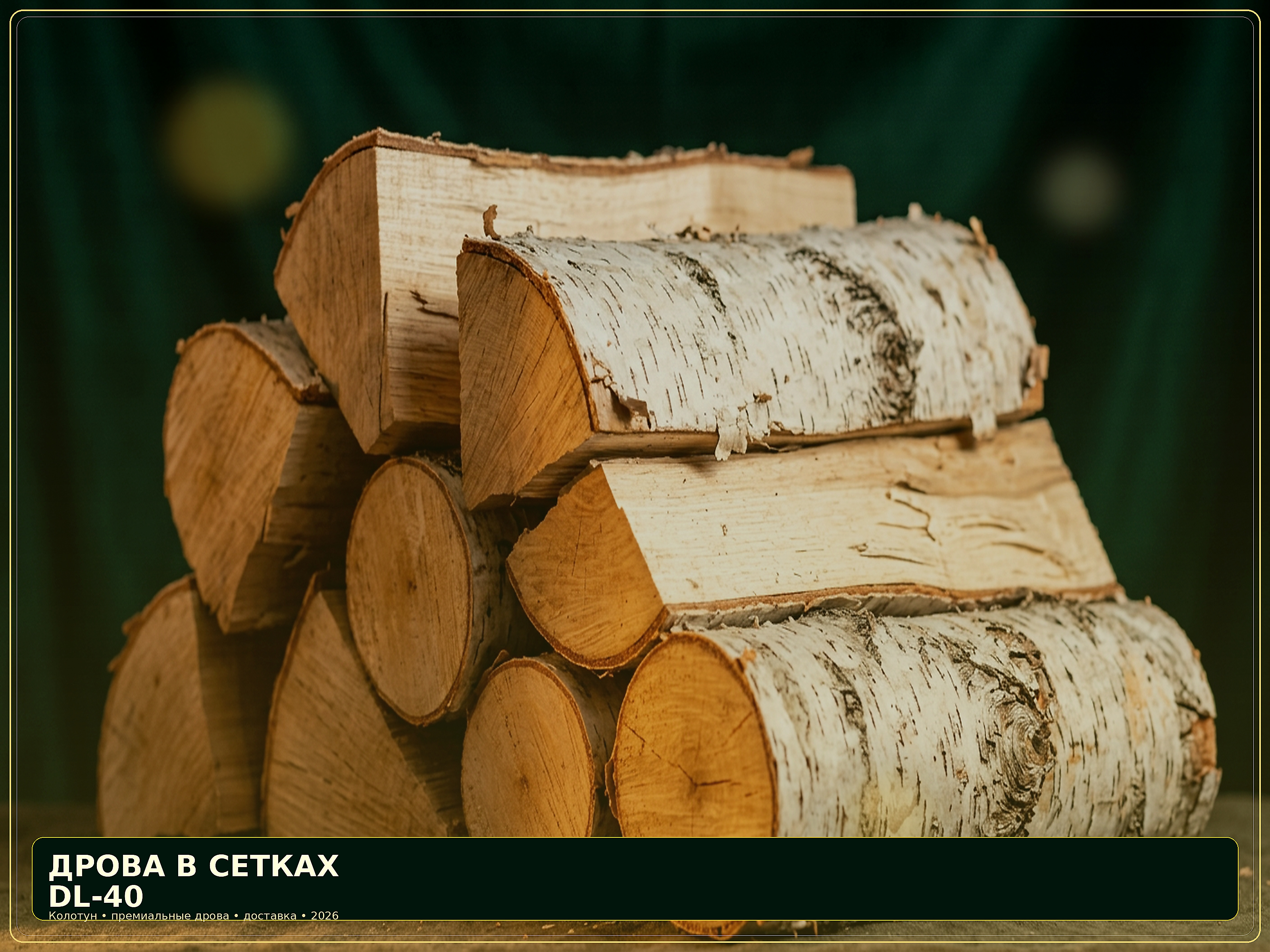 Дрова в сетках DL-40